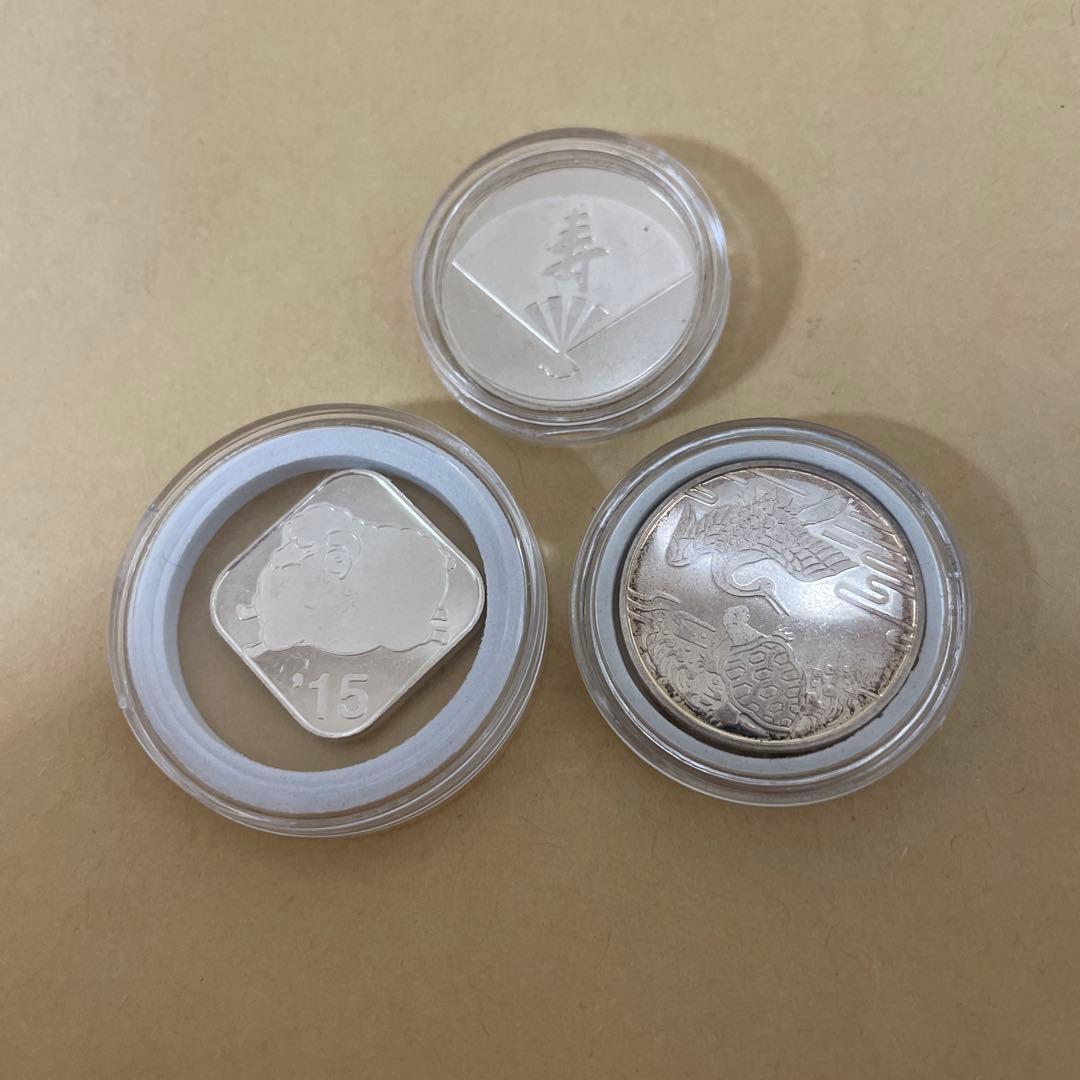 純銀メダル銘板純銀メダルまとめ銀メダルミントだし造幣局　純銀