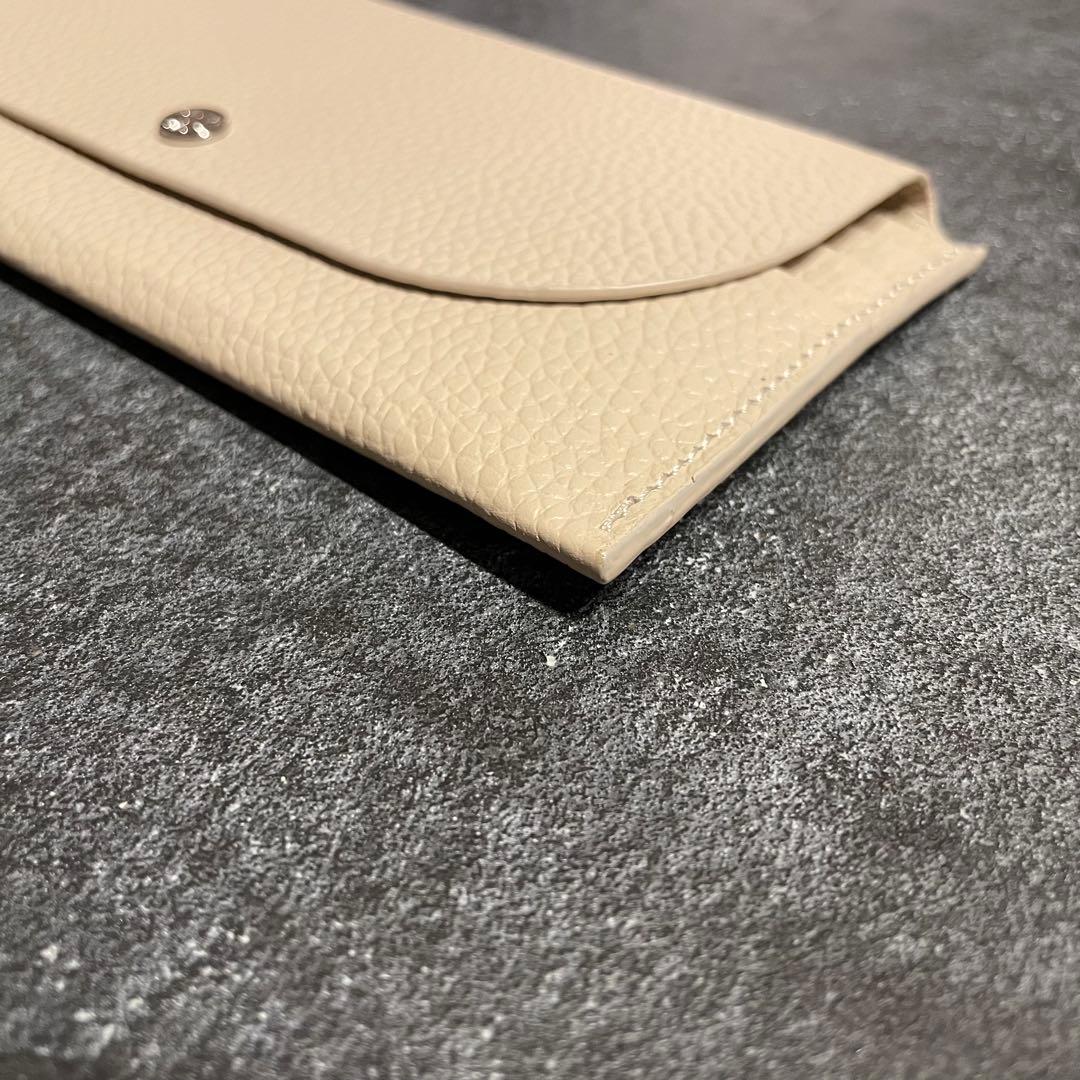 早い者勝ち　韓国　バインダー　貯金　長財布　薄い財布　アイボリー　ホワイト