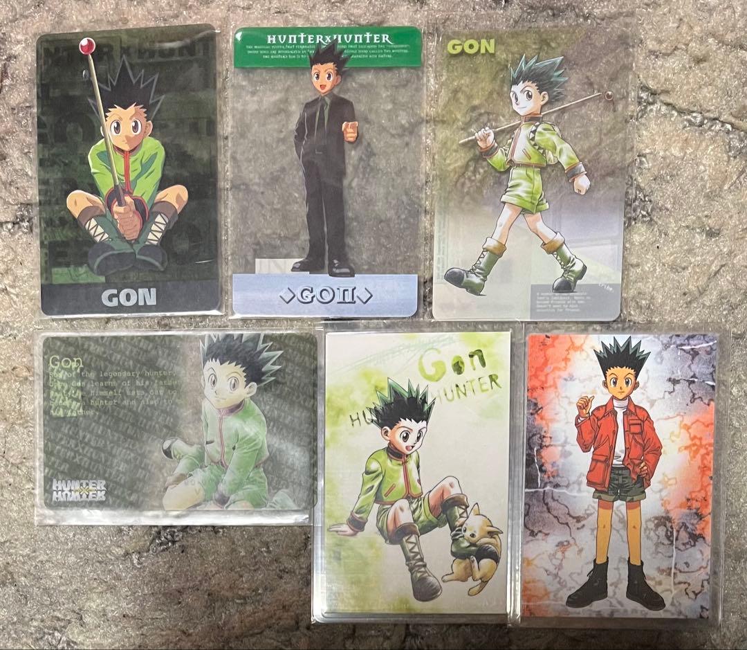 超激レア‼️初期‼️HUNTER×HUNTER ラミネートカード ゴン 6枚‼️