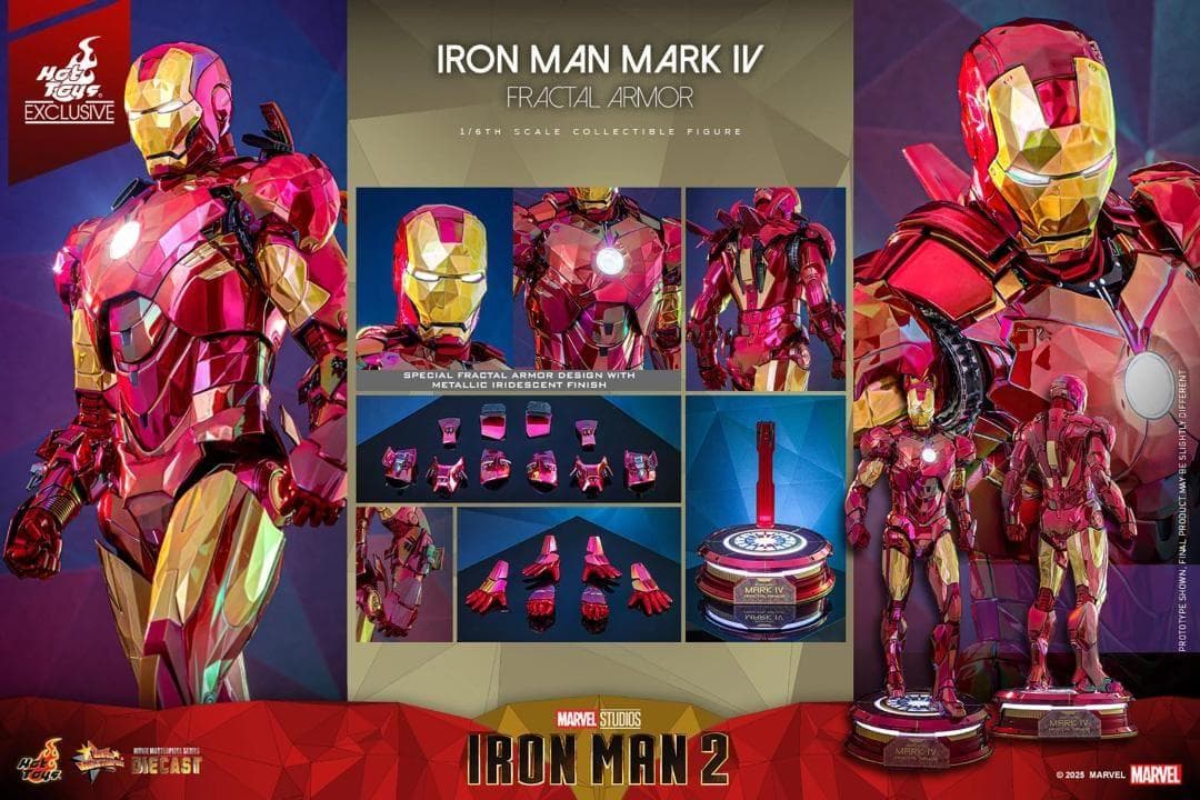 ホットトイズ アイアンマン・マーク４ フラクタル アーマー MMS792D70