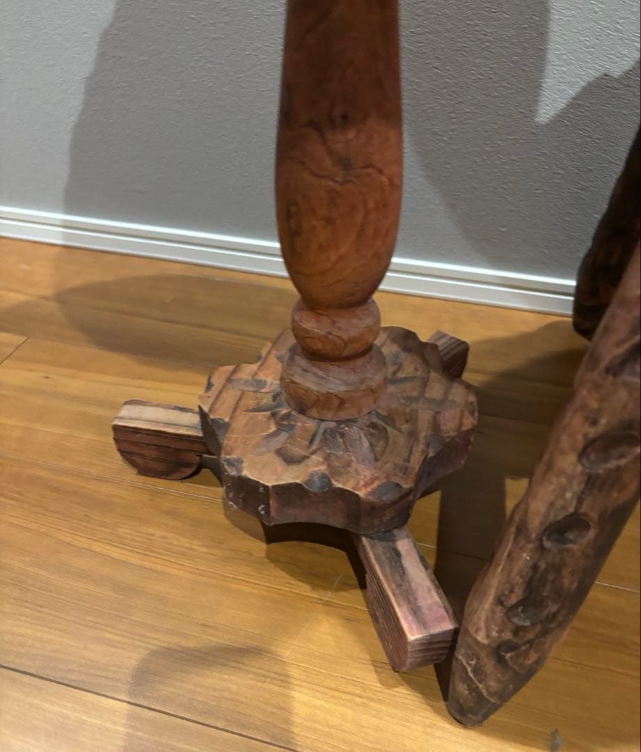 スペイン製 テーブル チェア セット タイル 猫