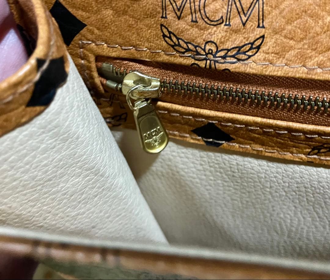 超メルカリ市❗️ MCM ビジネスバッグ ブラウンレザー