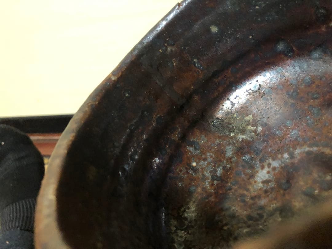 加藤唐九郎？の鼠志野茶碗 検抹茶碗茶道具古志野