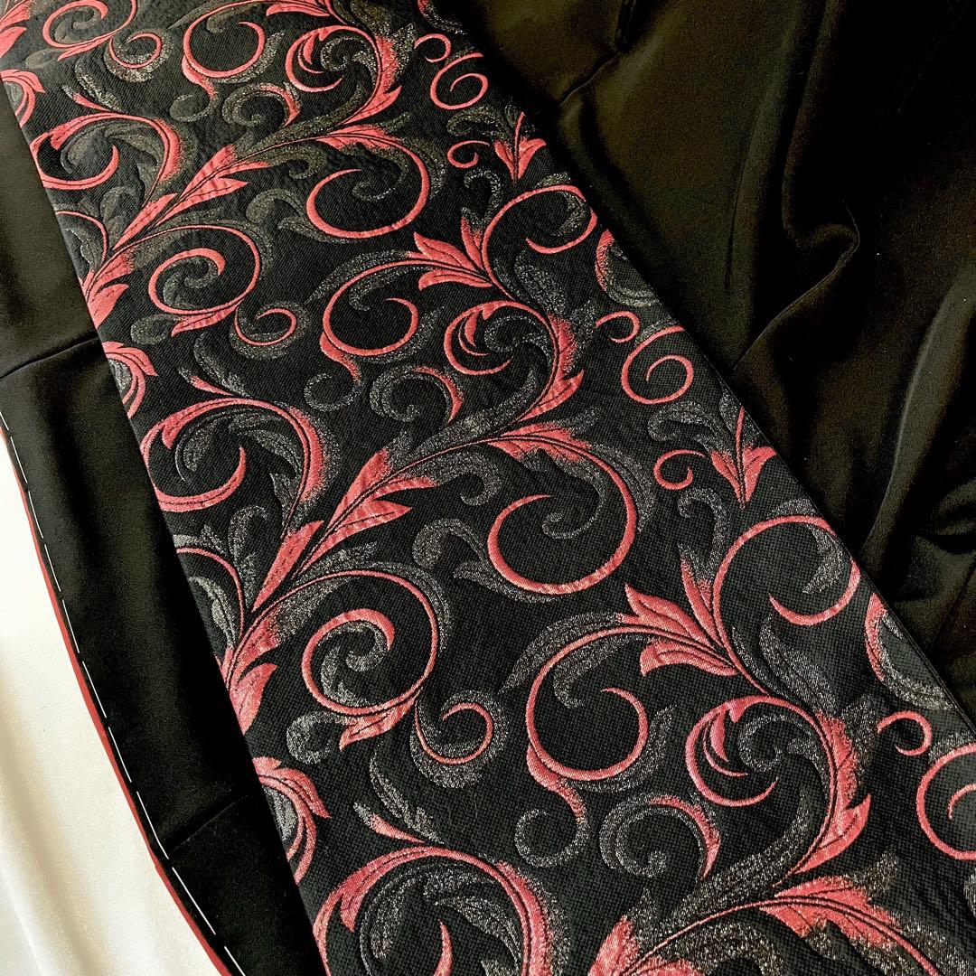 ◾️振袖フルセット■新品オリジナル■正絹無地振袖■黒振袖■成人式振り袖■振袖一式