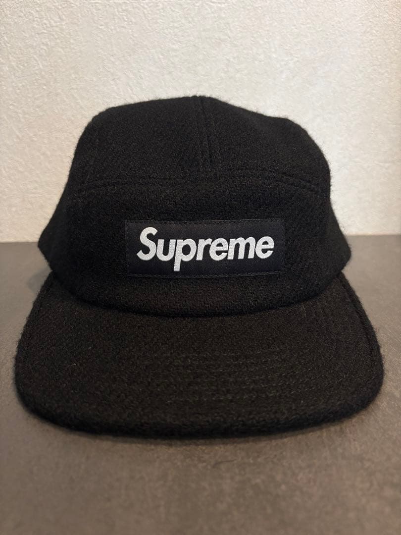 supreme ボックスロゴ　ジェットキャップ　ウール