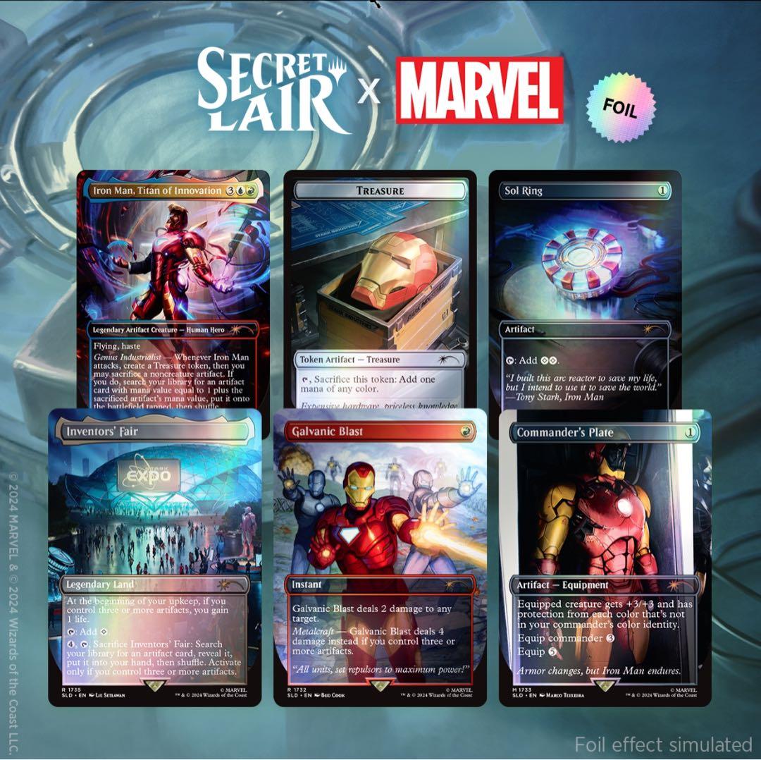 マジック：ザ・ギャザリング MTG Secret Lair x Marvel's Iron Man Foil