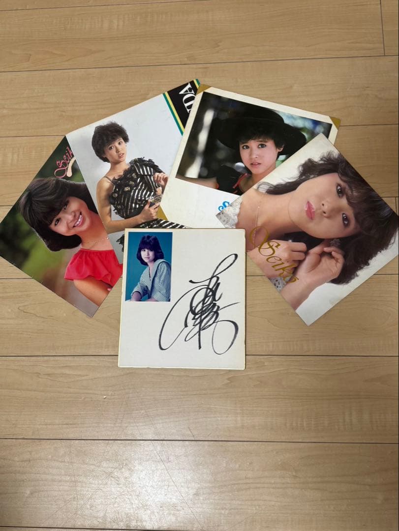 松田聖子 サイン　アイドル　パンフレット　コンサート　セット売り