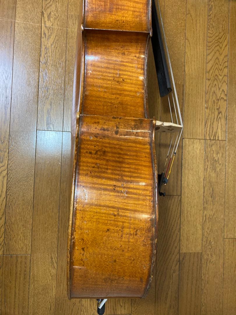 【ドイツオールドチェロ】フレッチナー　ガルネリコピー　弓2本　ハードケース