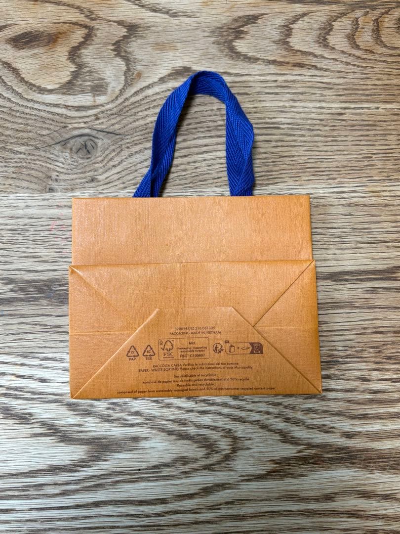 LOUIS VUITTON ショップ袋 オレンジ　ミニ