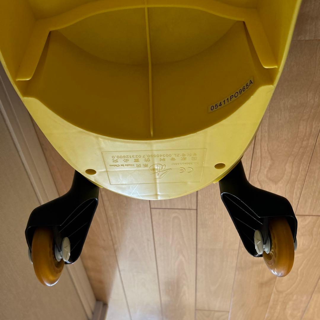 【プラズマカー・ラングスジャパン】黄色 ゴムタイヤ 静音 乗り心地抜群