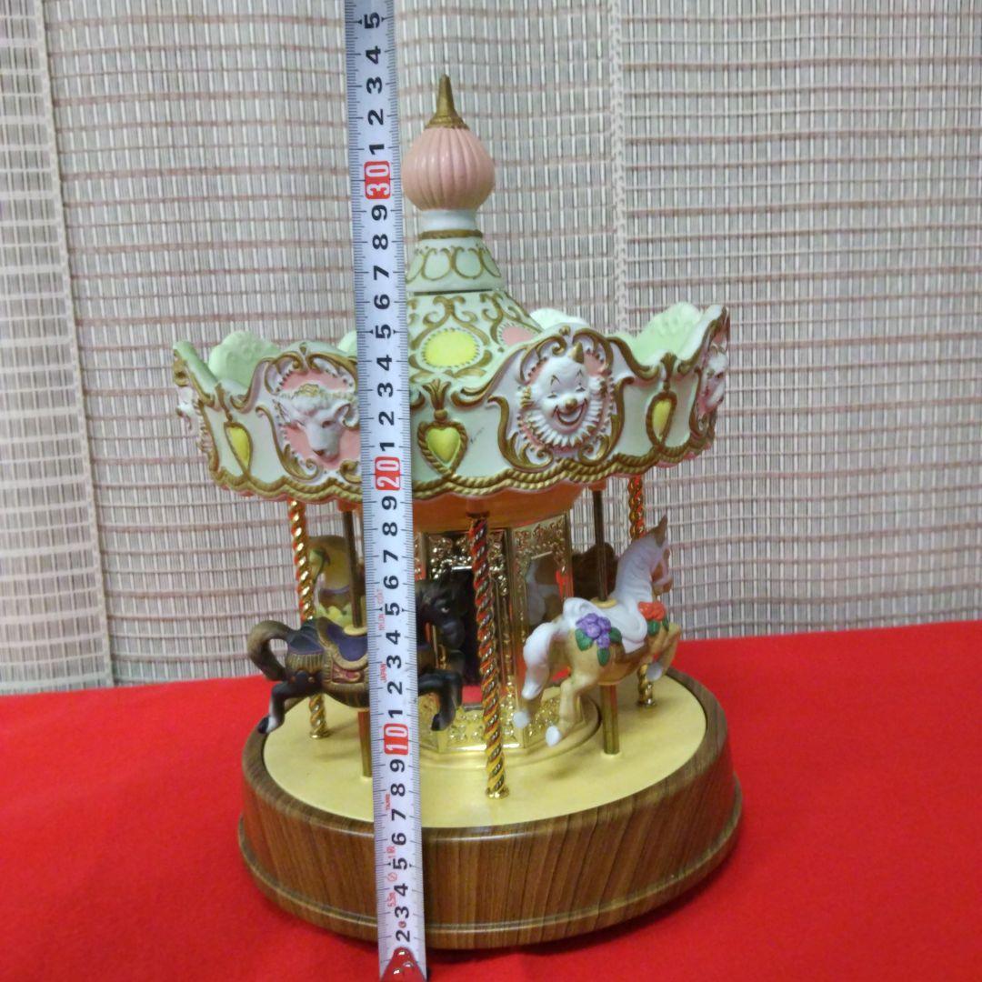 ☆☆☆本日特価！【WACO 陶器製メリーゴーランド ジャンク品】