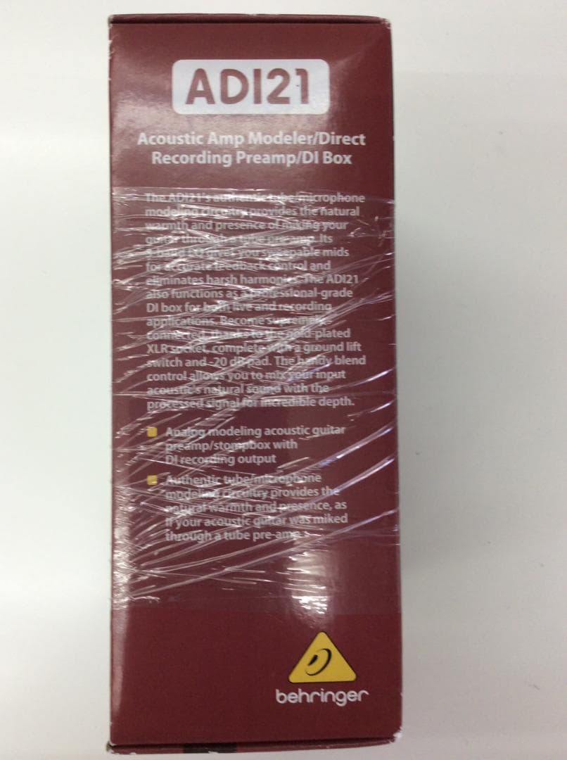 ベリンガー ギターエフェクター アコギ プリアンプ ダイレクトボックス DI