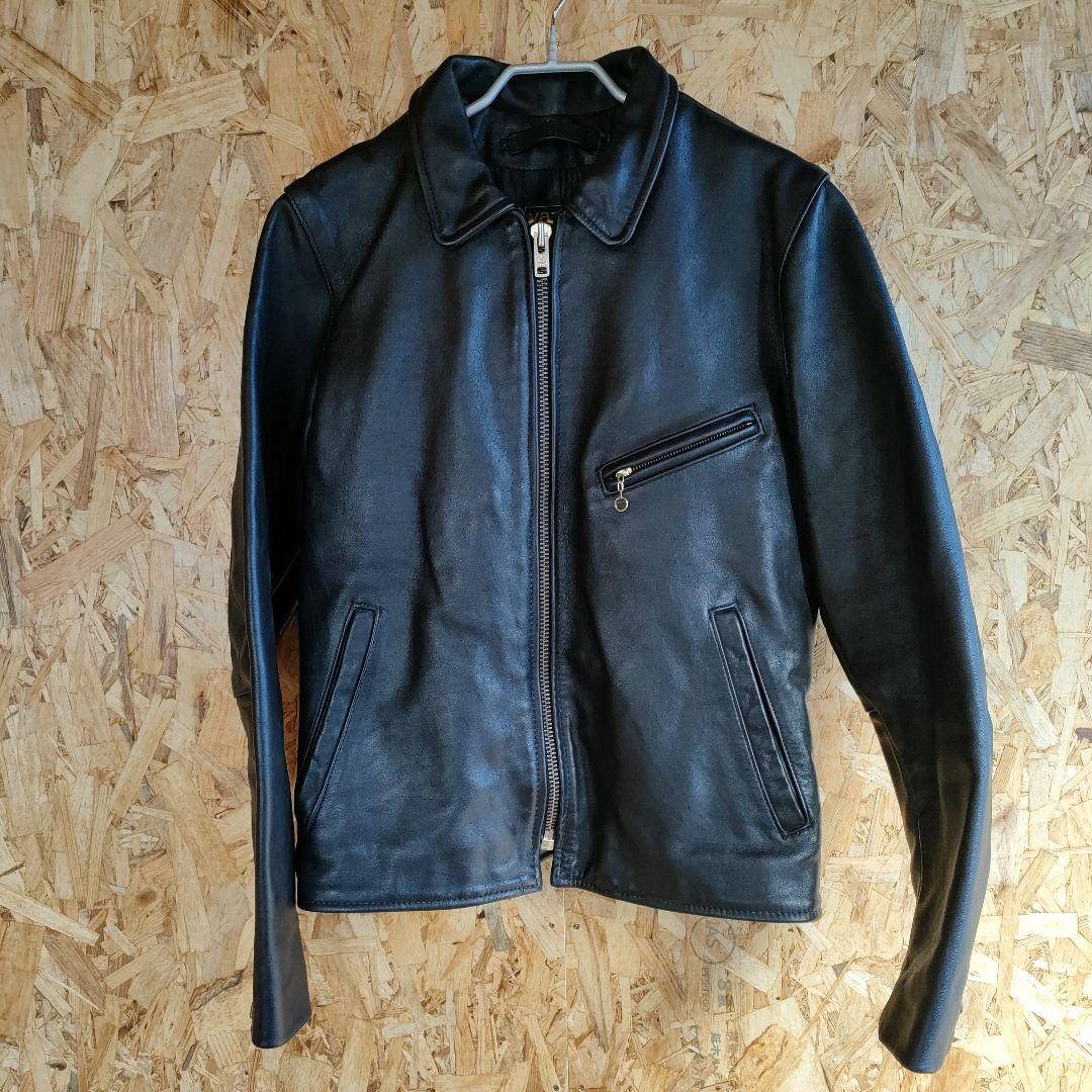 vanson　バンソン　レザーシングルライダースジャケット