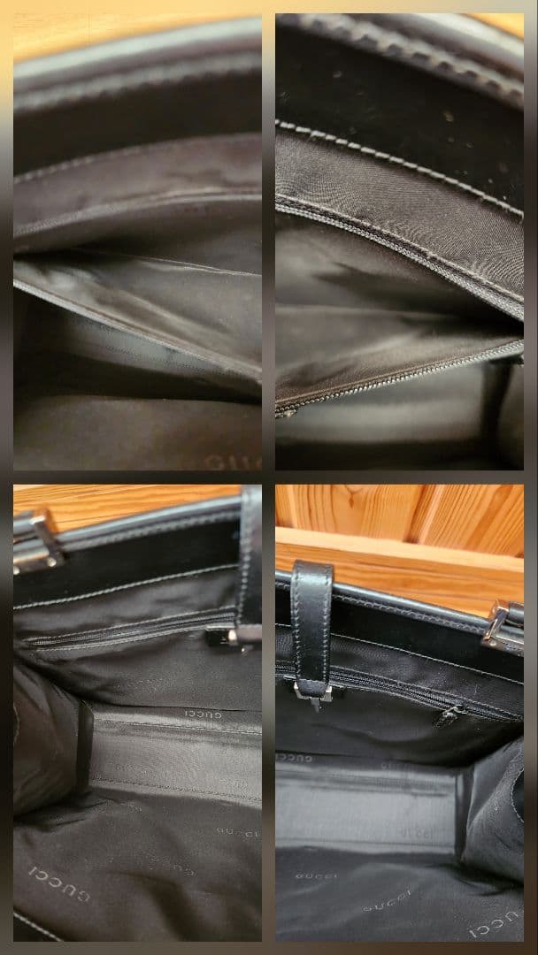 GUCCI ジャッキー ハンドバッグ　ブラック