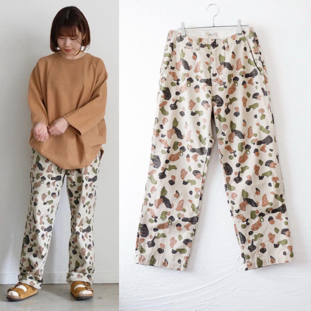 ichi Antiquites CAMO Chino Pants イチ カモフラ