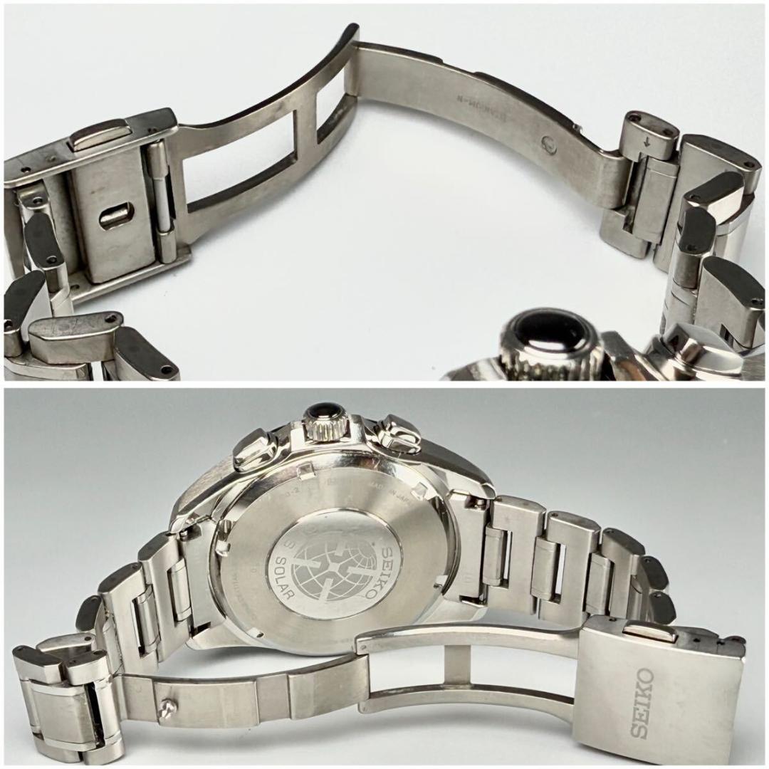 稼働 セイコー 腕時計 GPSソーラー セラミック アストロン ワールドタイム