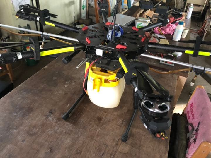 Tarot X6ドローン散布装置付機