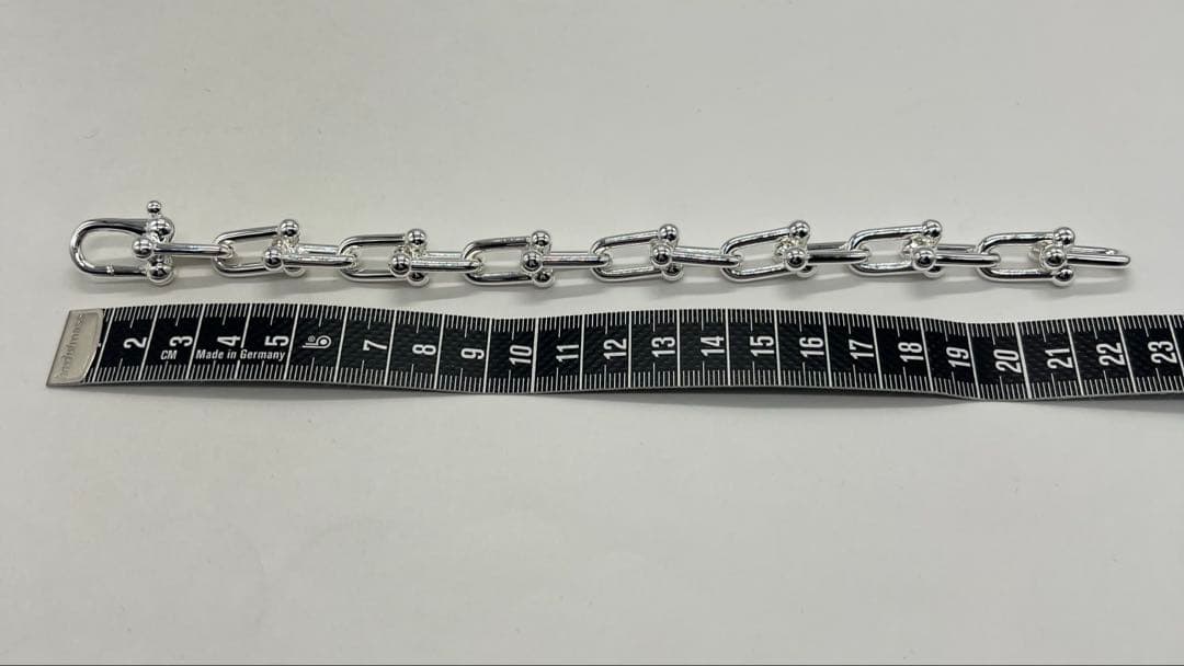 ティファニー TIFFANY ハードウェア ラージリンク ブレスレットAg925