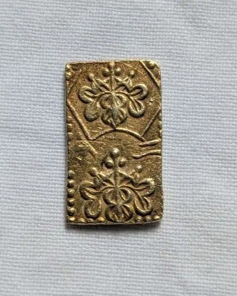 明治二分金 二分判金 江戸時代の金貨 3.05g