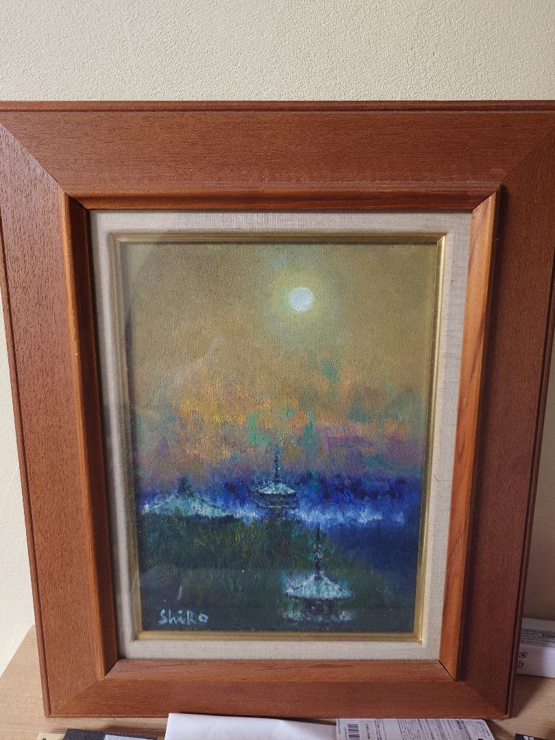 Shiro 抽象油彩画