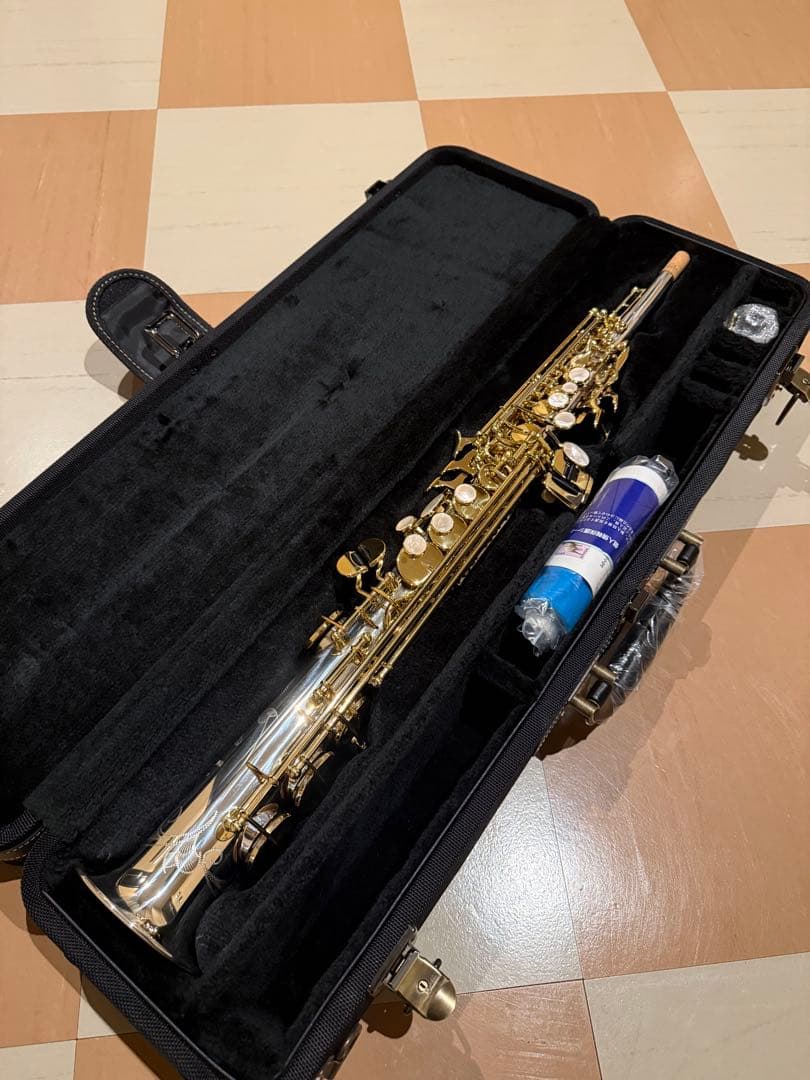【新品同様】YANAGISAWA S-WO3 シルバーソニック ソプラノサックス