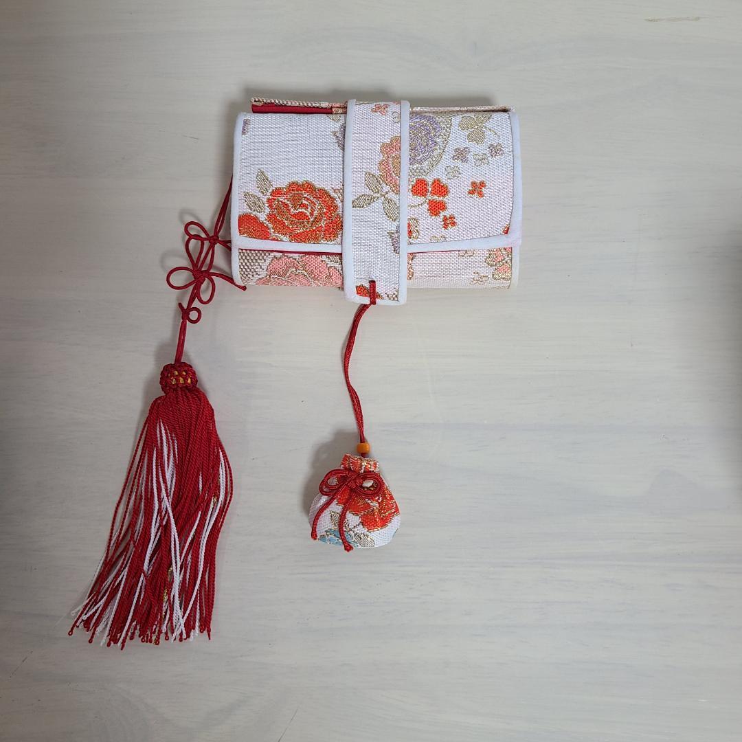 七五三帯 はこせこセット　7歳　ピンク系　8点セット