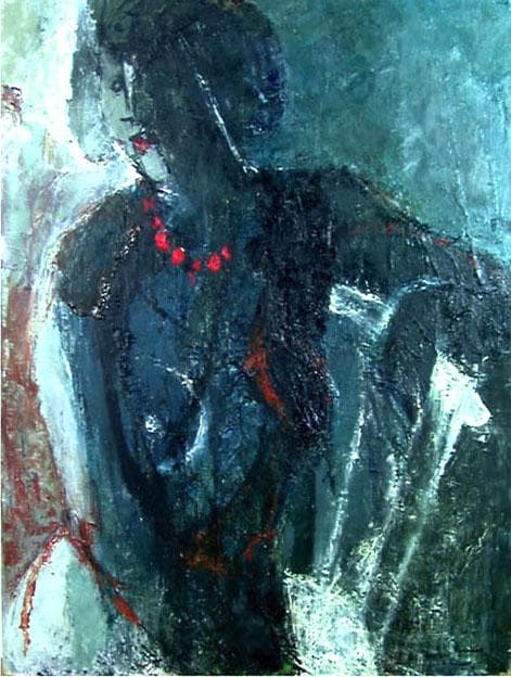 油絵 菅家令子 絵 絵画 インテリア F8-62023 人物 女性像