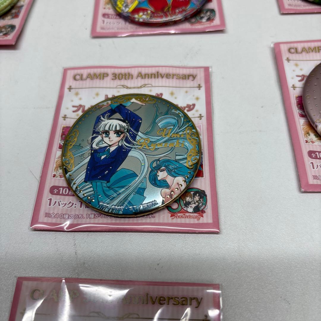 中古品 CLAMP ジュエリー缶バッジ 10種 コンプリート