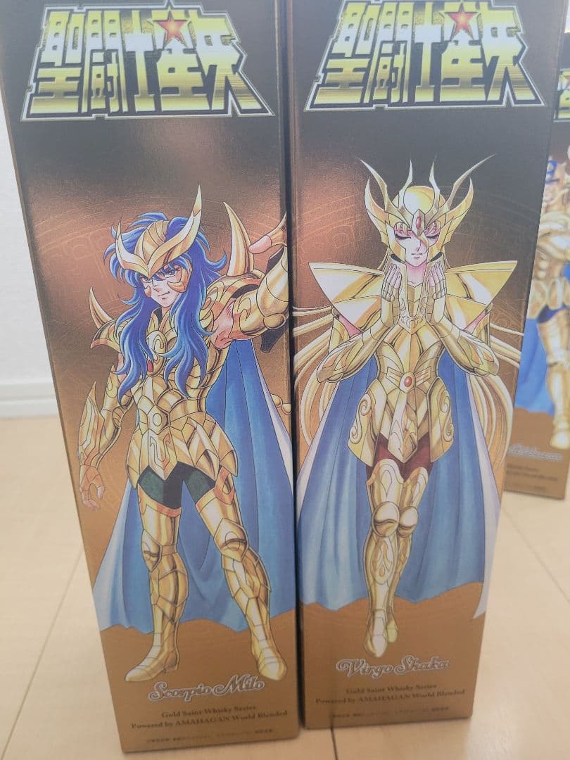 聖闘士星矢 長浜蒸溜所 アマハガン 黄金聖闘士ウイスキー 限定品 7本まとめて