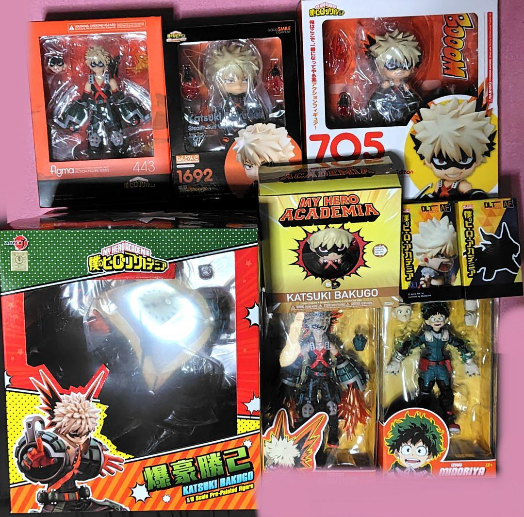 【未開封大量セット】僕のヒーローアカデミア 爆豪勝己フィギュア ねんどろいど