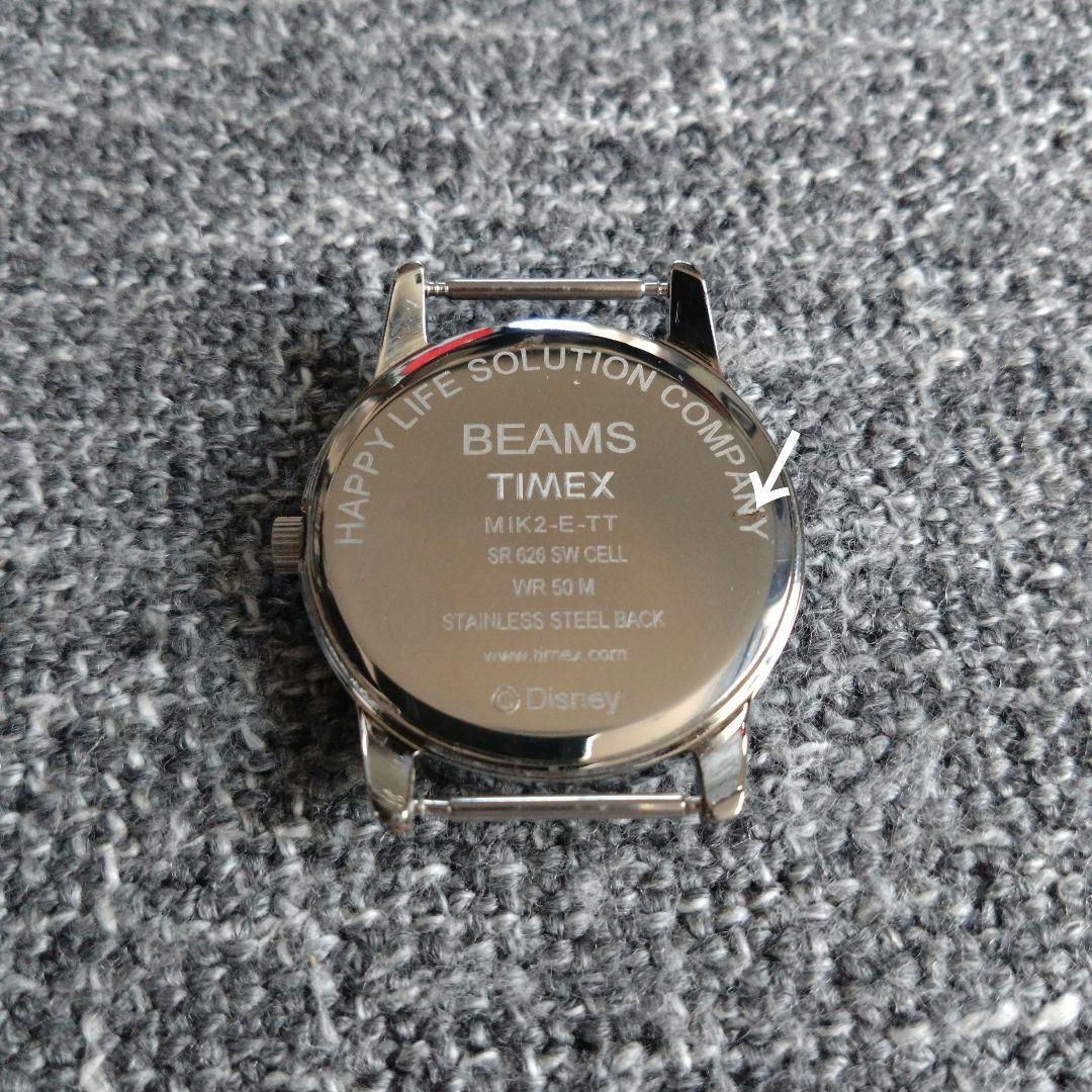 【TIMEX】 BEAMS Disney ミッキー 腕時計 黒