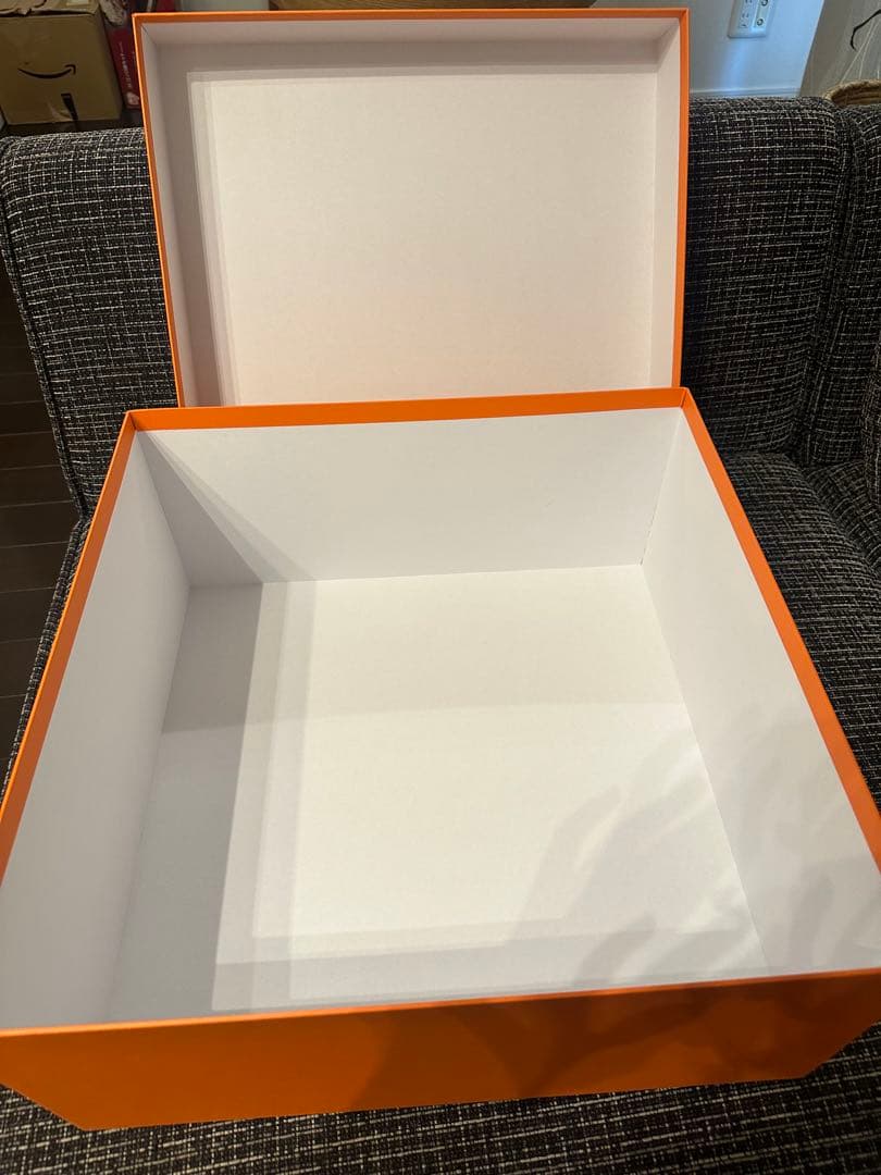 【極美品】HERMES エルメス　バーキン30空箱 正方形　包装4枚付き