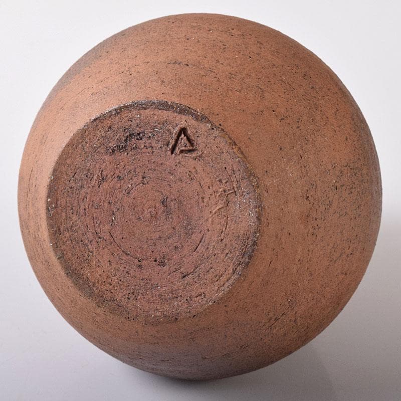 備前焼　人間国宝　山本陶秀作　徳利　共箱　C　R8408