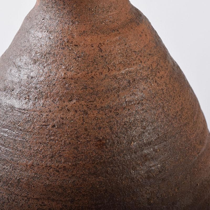 備前焼　人間国宝　山本陶秀作　徳利　共箱　C　R8408