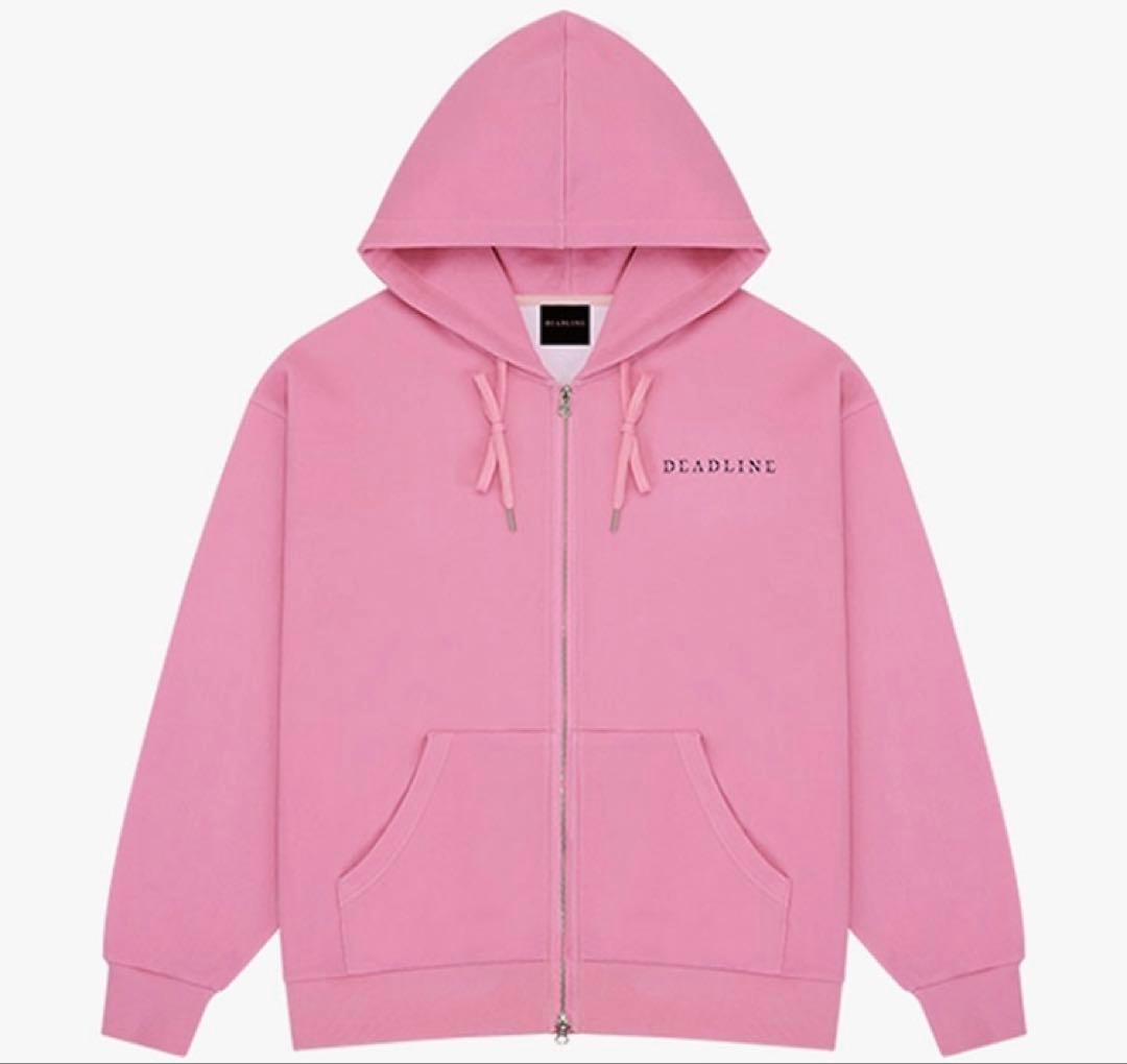 BLACKPINK DEADLINE HOODIE パーカー Lサイズ ピンク