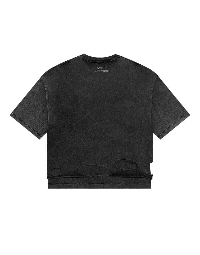 LÝFT × POWER HOUSE GYM ビンテージTシャツ　ブラック XL