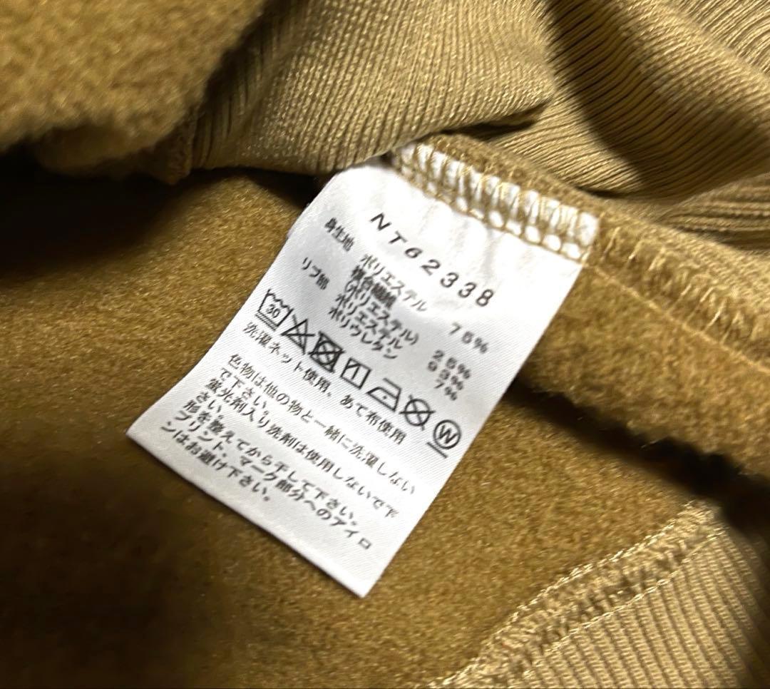 売切人気モデル◆ノースフェイル　スウェットパーカーMカーキ　スクエアロゴフーディ