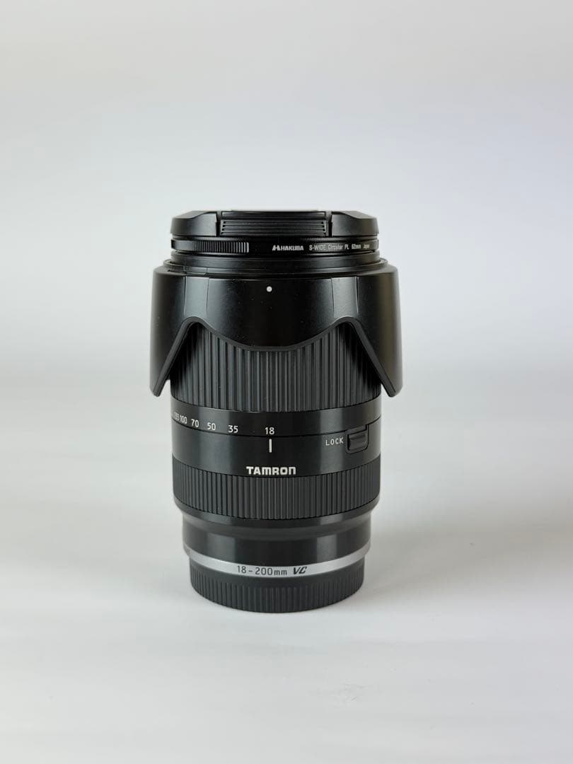 タムロン18-200F/3.5-6.3DiIII VC (ソニーE用） PL付