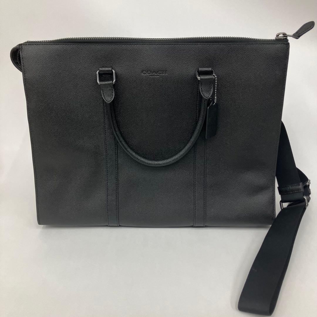 s*a様 【美品】コーチ CE439 2way ビジネスショルダーバッグ レザー
