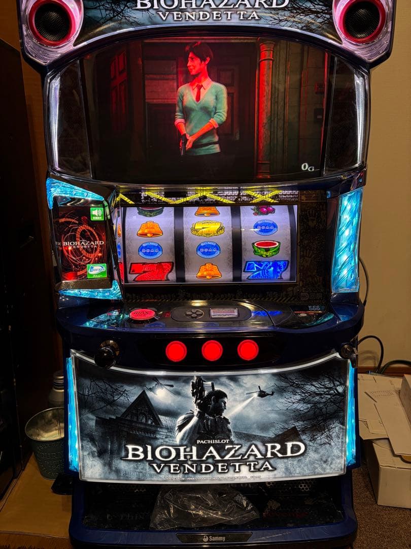 スマスロ実機　バイオハザード ヴェンデッタ　家庭用電源　不要機付　送料込み