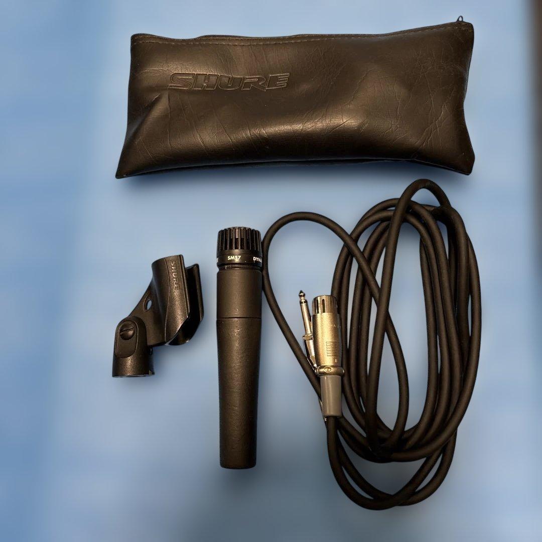 SHURE SM57 ダイナミックマイク ケーブル・ホルダー・ポーチ付