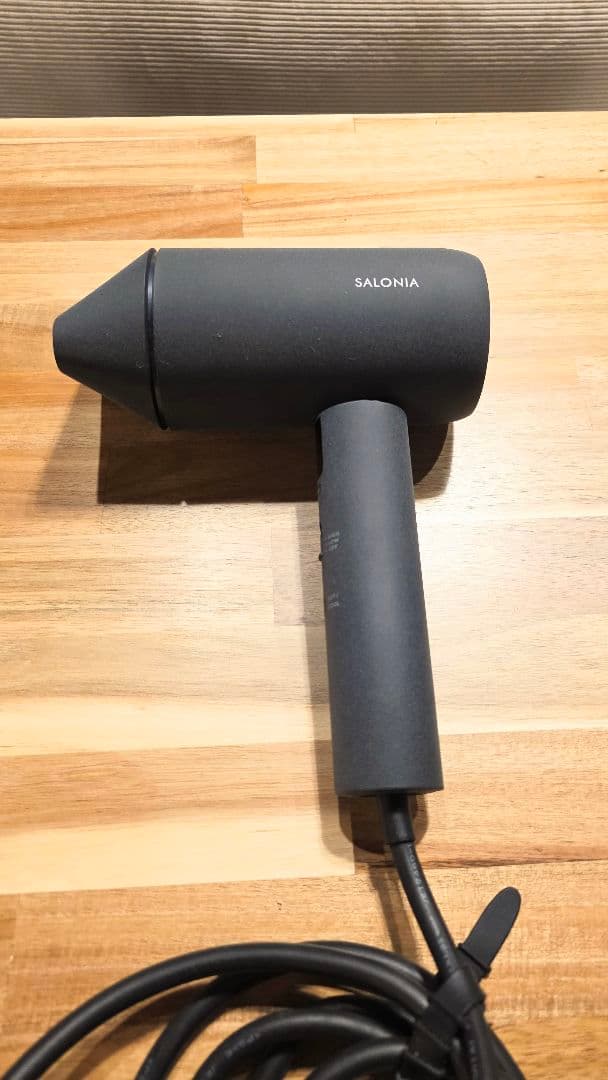 最上位モデル SALONIA ブラック ヘアドライヤー 速乾 うるおい