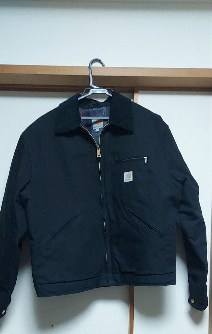 Carhartt 黒ジャケット アメリカ製値下げ可