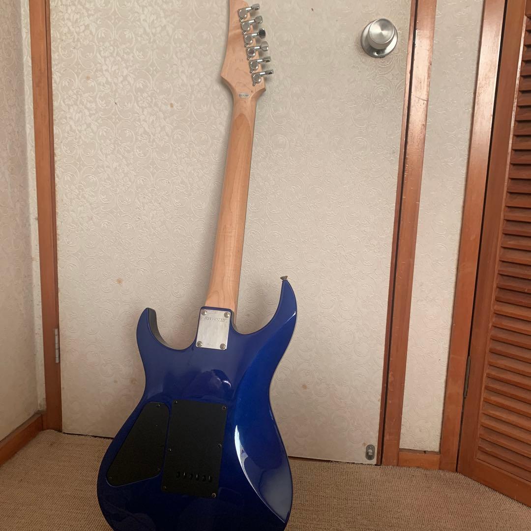エレキギター 青