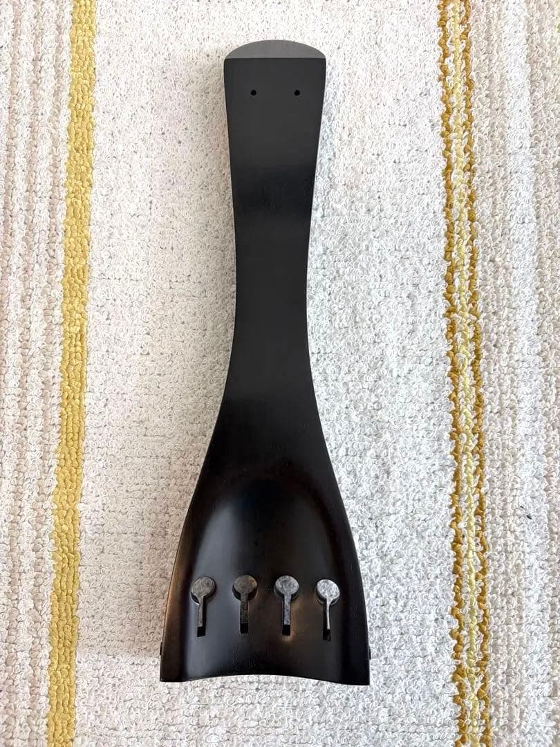 【新品】コントラバス用 テールピース エボニー