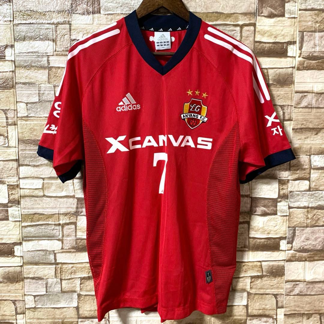 adidas 安養LGチータース 03/04 前園真聖 7番 ユニフォーム