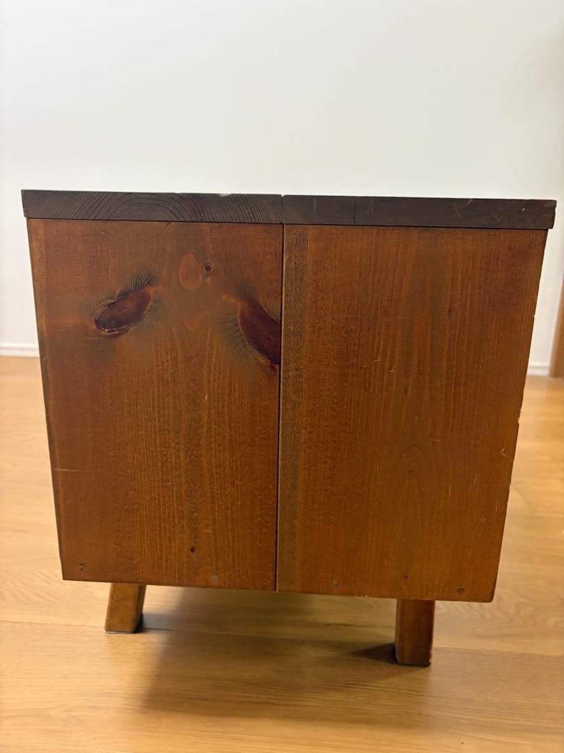 無垢材　ナチュラルウッドテレビ台　テレビボード　ブラウン　120cm