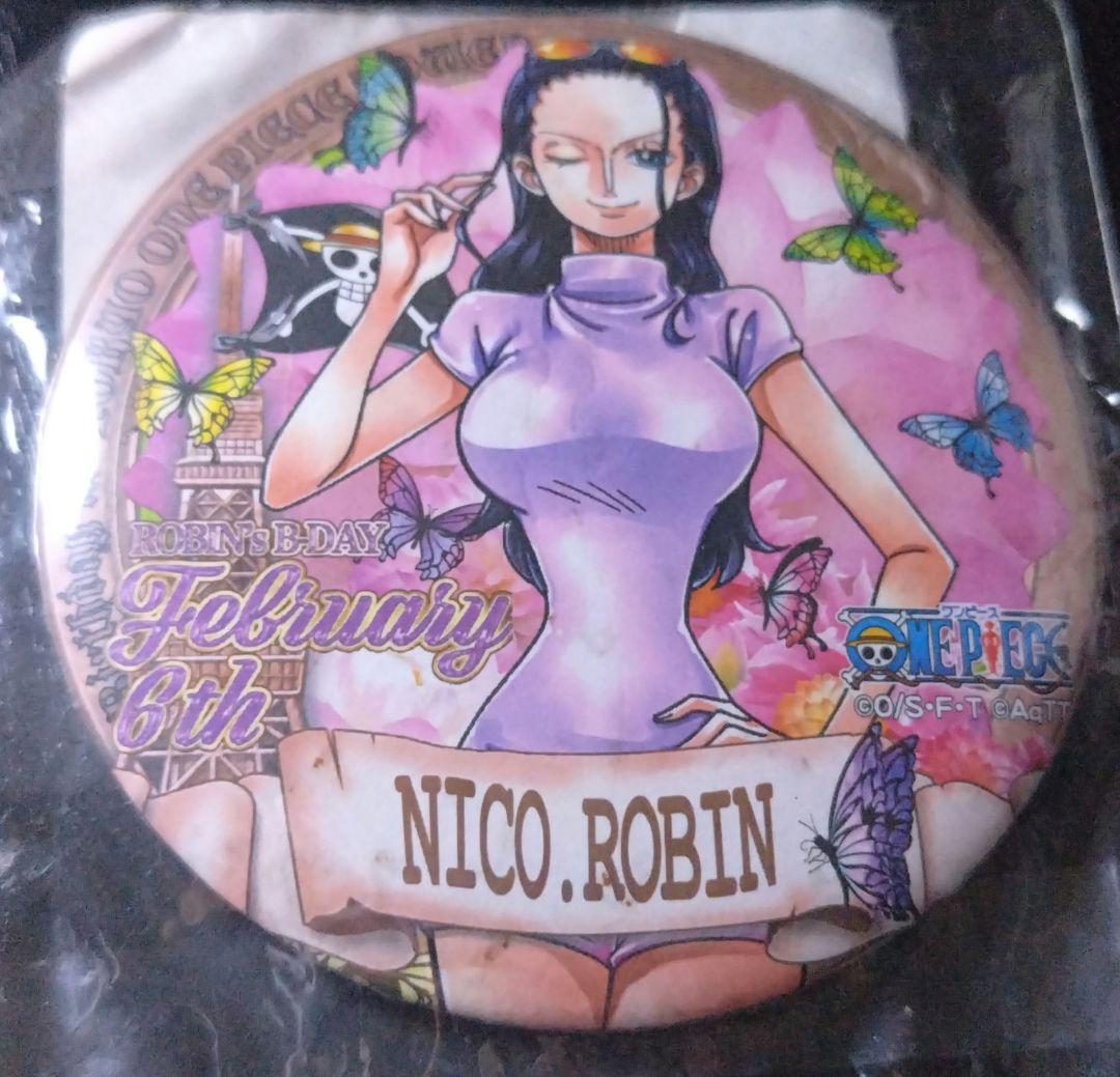 バースディ缶バッジ　ニコ・ロビン