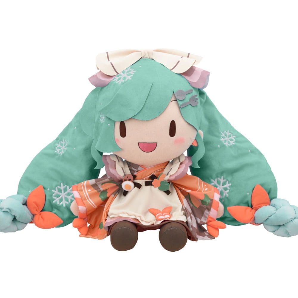 初音ミク 雪ミク2024 ふわぷち どでかジャンボぬいぐるみ