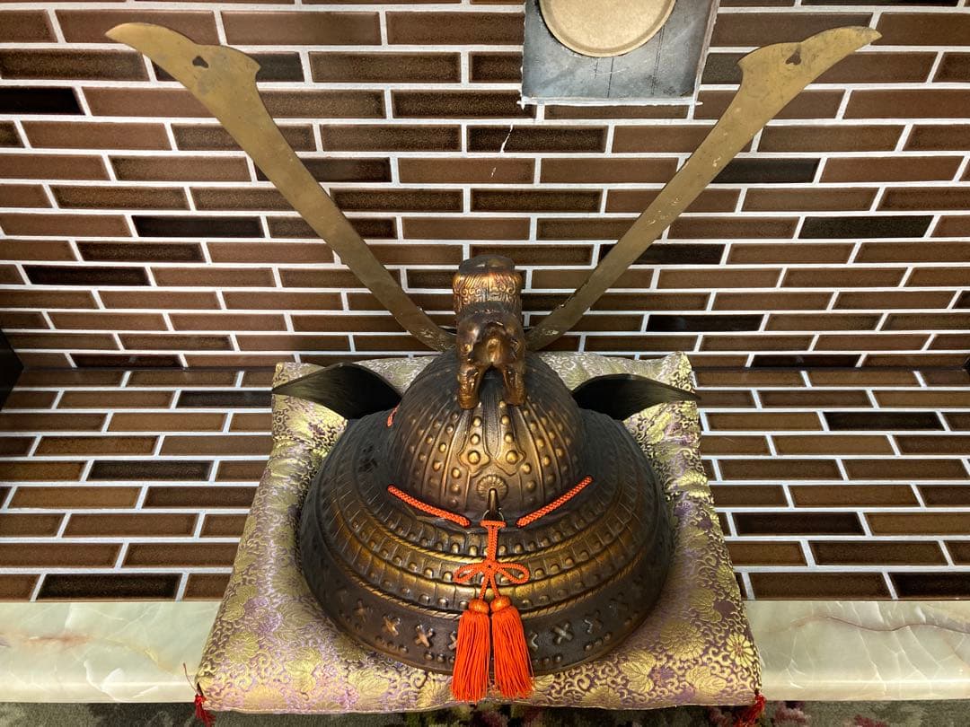 【獅子】兜 美術工芸 骨董品 アンティーク 古物